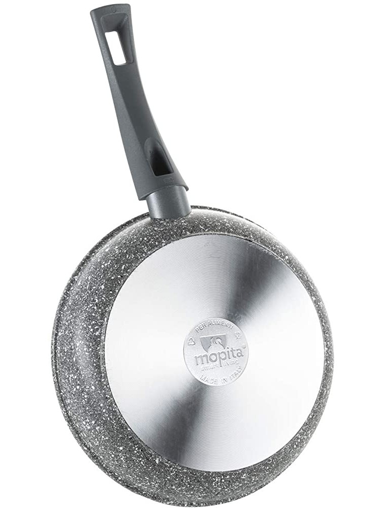 Mopita Roccia Viva 28cm 11 Non-Stick Forged Aluminum Fry Pan Large Grey - BWW322QES