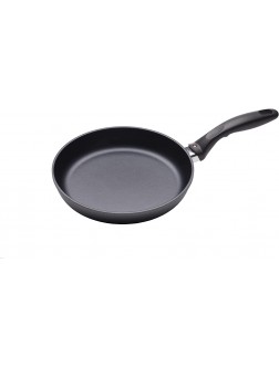 Swiss Diamond 9.5 Inch Frying Pan HD Nonstick Diamond Coated Aluminum Skillet PFOA Free Dishwasher Safe and Oven Safe Fry Pan Grey - BV9DID40I