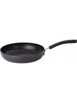 T-fal E76505 Ultimate Hard Anodized Scratch Resistant Titanium Nonstick Thermo-Spot Heat Indicator Anti-Warp Base Dishwasher Safe Oven Safe PFOA Free Saute Fry Pan Cookware 10-Inch Black - B9SUM1AYR