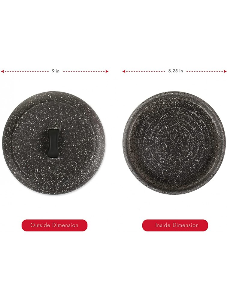 Dexas Microwavable Tortilla Warmer Medium Granite Pattern - BC0NSQUGK
