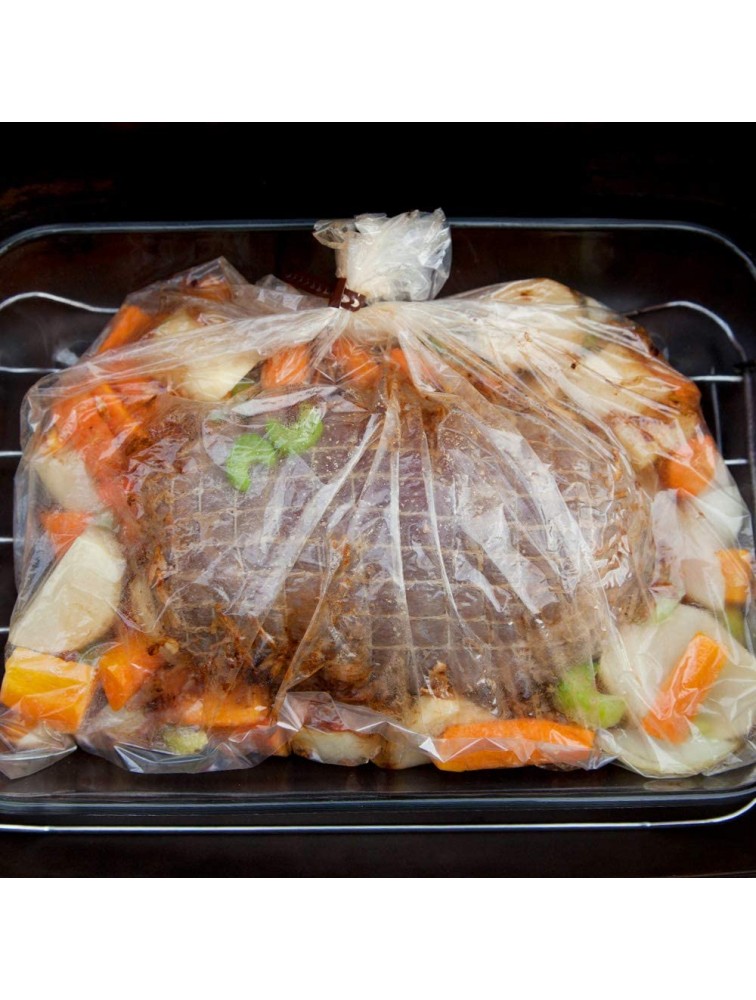 ECOOPTS Oven Bags Cooking Roasting Bags for Chicken Meat Ham Seafood Vegetable 20 Bags 10 x 15 IN - BITJBDFYX