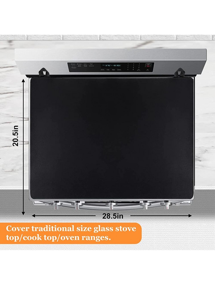 Stove Covers Heat Resistant Glass Stove Top Cover for Electric Stove Large Cooktop Cover Protects Stove Cover for Glass Top Electric Stove - B9G436I58