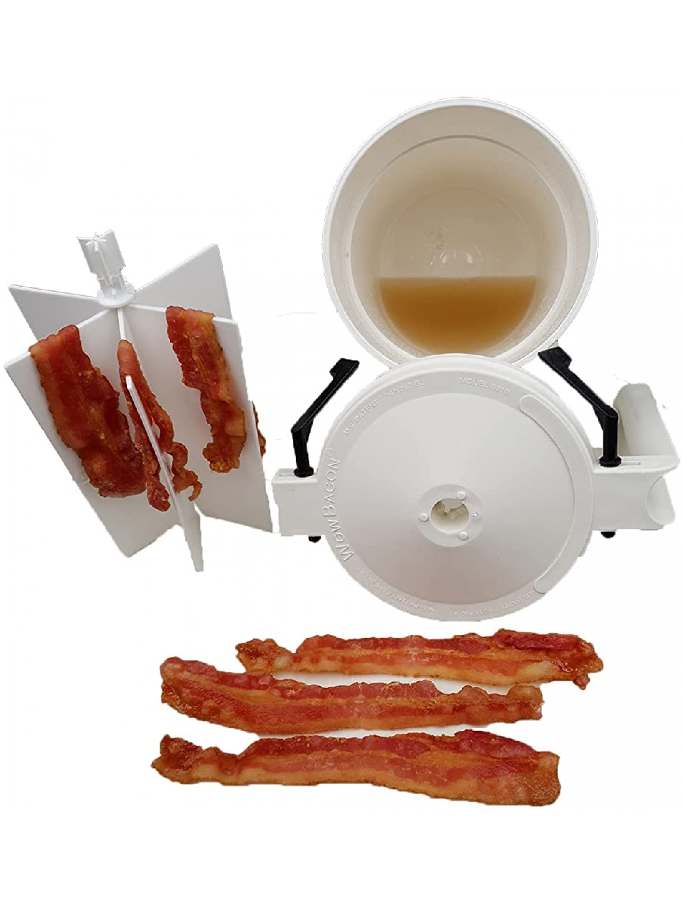 Wow Bacon Microwave Cooker Stress Free Bacon in a Stress Filled World!! - B7MWOCU9H