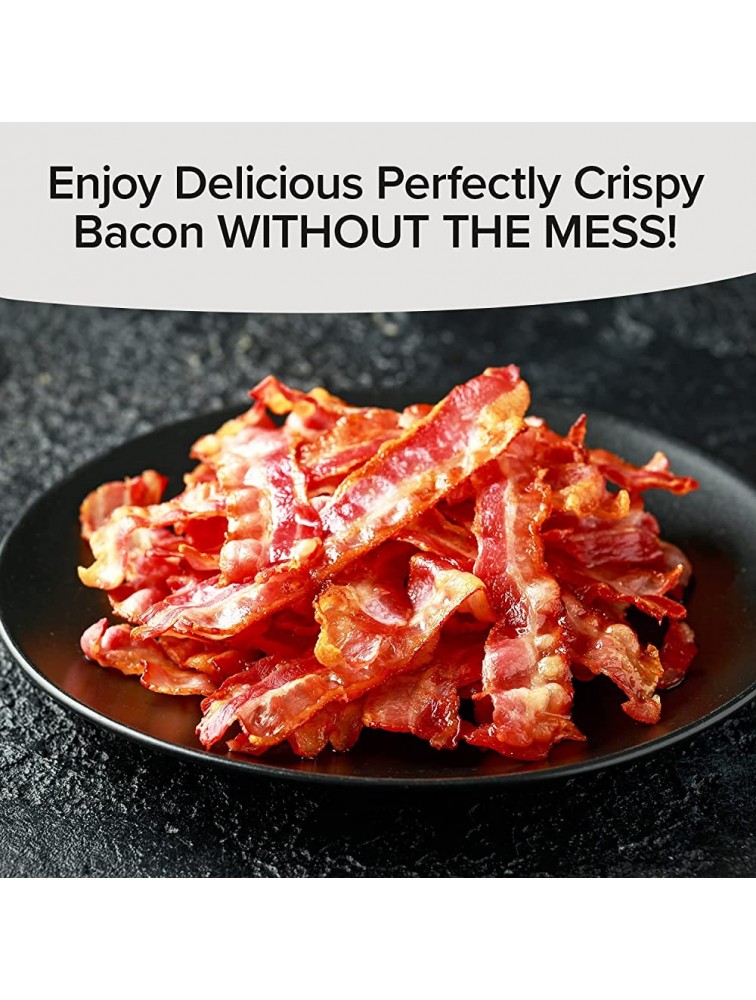 Yummy Can Bacon As Seen on TV Make Yummy Crispy Bacon in Your Microwave Splatter-Proof & Mess-Free Design Pour the Grease Right Out Easy-to-Clean Easy-to-Store - B6YAQJSPI