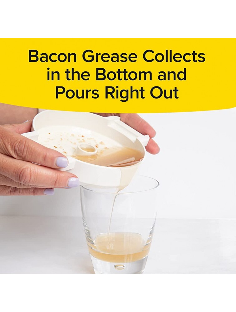 Yummy Can Bacon As Seen on TV Make Yummy Crispy Bacon in Your Microwave Splatter-Proof & Mess-Free Design Pour the Grease Right Out Easy-to-Clean Easy-to-Store - BOQV1WCCJ