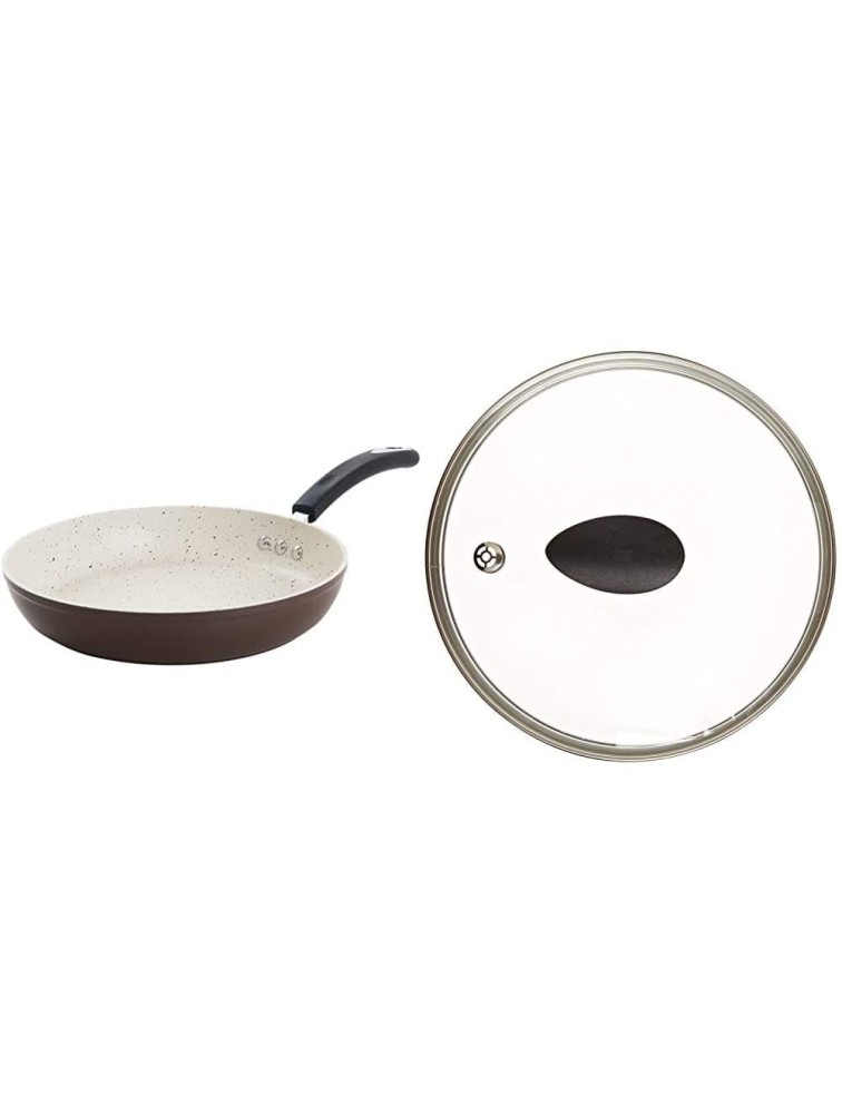 12" Stone Earth Frying Pan and Lid Set by Ozeri with 100% APEO & PFOA-Free Stone-Derived Non-Stick Coating from Germany - BVYE7VOYH
