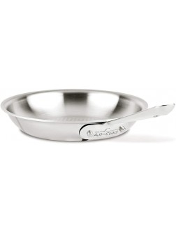 All-Clad 4108B D3 ARMOR Stainless Steel Tri-Ply Bonded Dishwasher Safe Fry Pan Cookware 8-Inch Silver - BYB2HCLDR