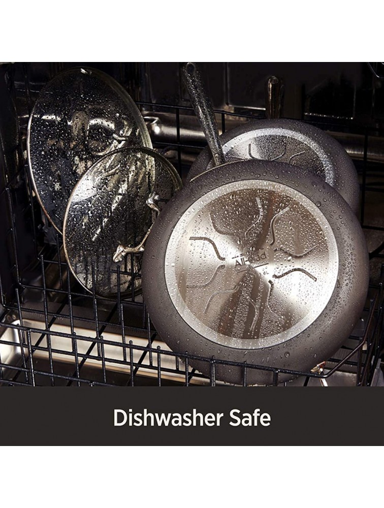 All-Clad E7853364 HA1 Hard Anodized Nonstick Dishwasher Safe PFOA Free Saute Pan Cookware 4-Quart Black - BOSHG2WYM