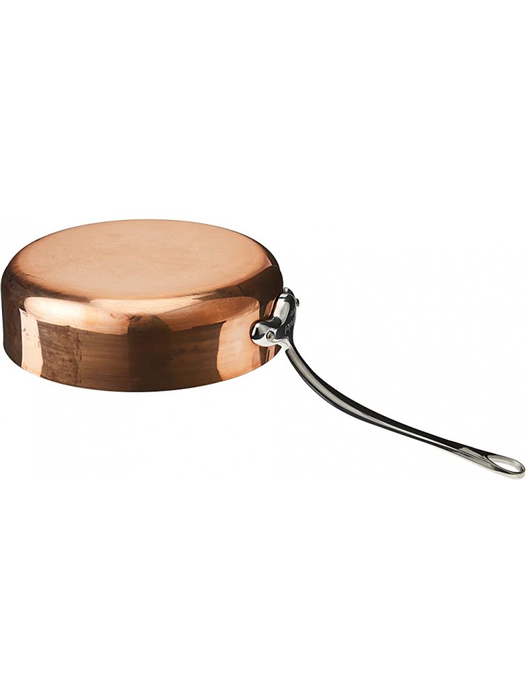 Mauviel Made In France M'Heritage Copper M150S 6111.25 3-1 5-Quart Covered Saute Pan Cast Stainless Steel Handles. - B6E9UUXFT
