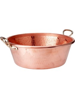Mauviel Made In France M'Passion 2193.40 Copper 15-Quart Jam Pan with Bronze Handles - B1BEPYRK4