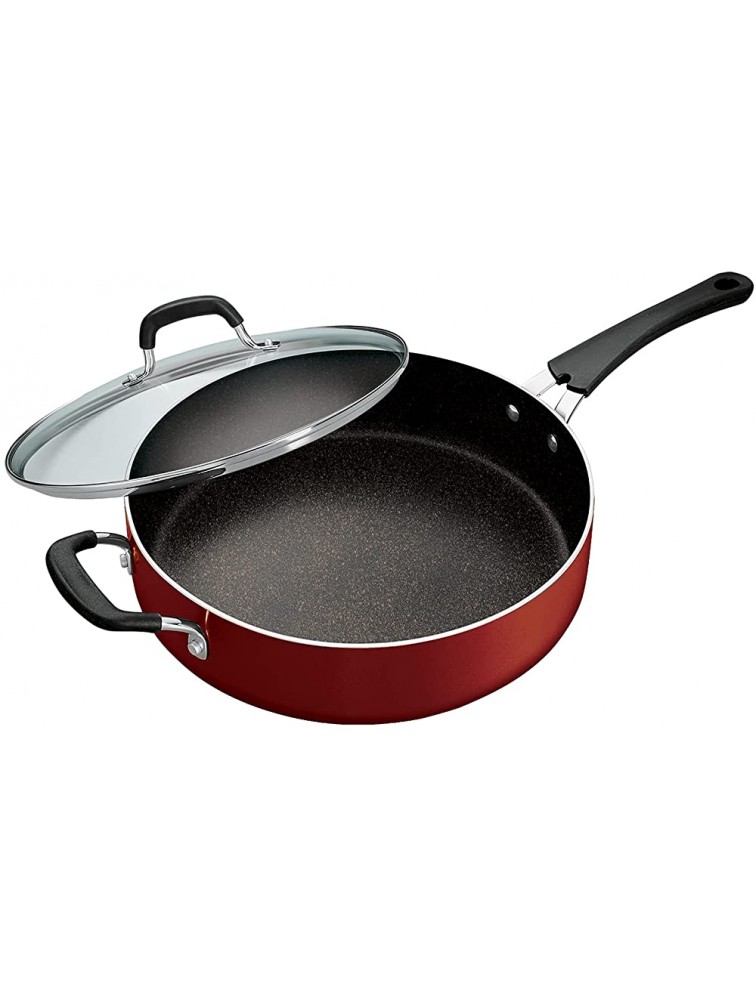 Tramontina Covered Nonstick Jumbo Cooker 5.5 Qt Red 80156 077DS - BB3PID4LC