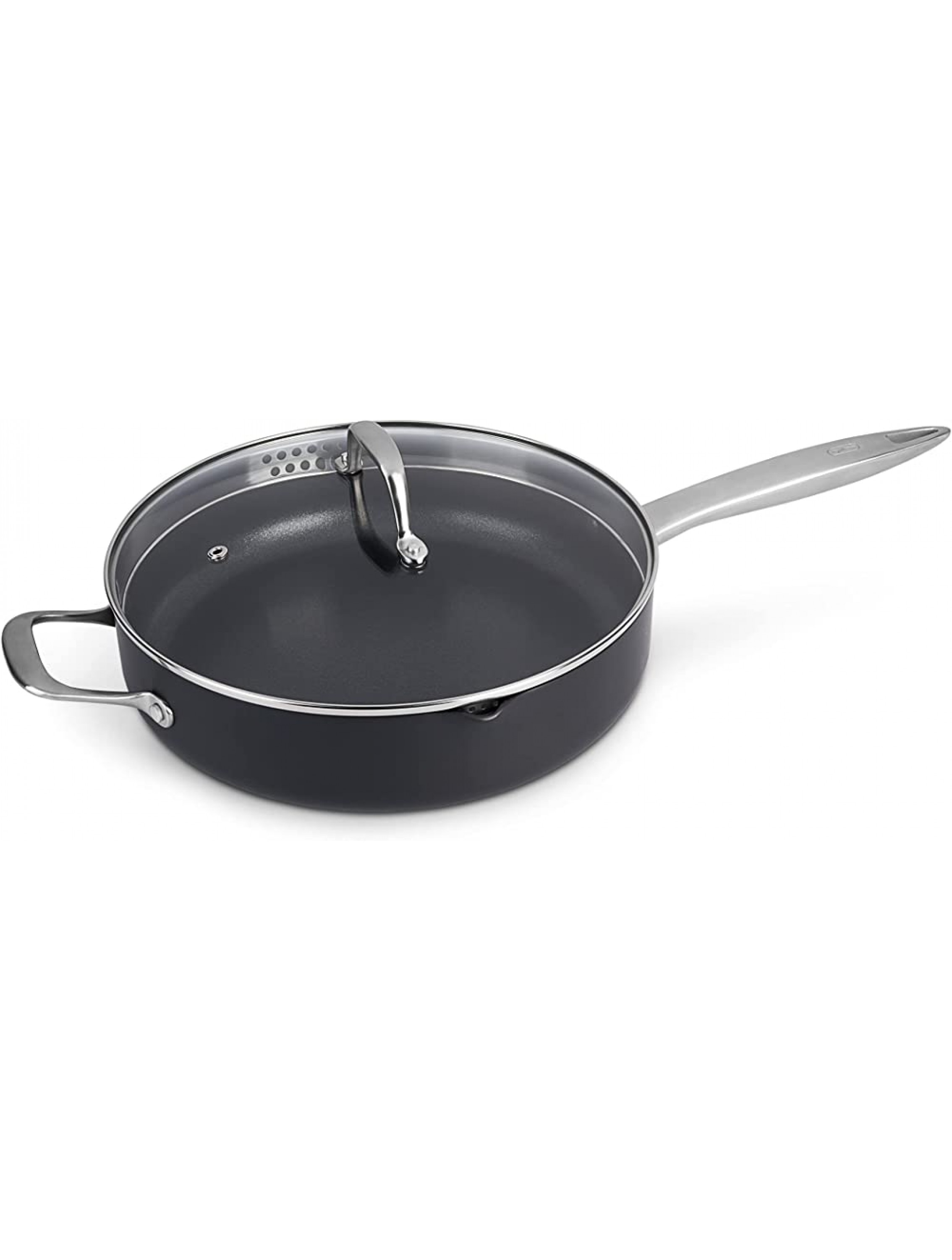 Zyliss Ultimate Pro Nonstick Saute Pan 11 Hard Anodized Cookware with Pour Spout - BYYDHKZZD
