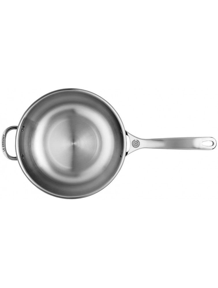 Le Creuset Tri-Ply Stainless Steel Saucier Pan 3.5 qt. - BBY43WJUC
