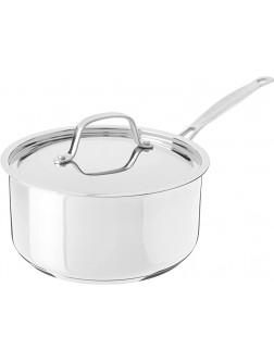 Cuisinart 7193-20 Chef's Classic Stainless 3-Quart Saucepan with Cover Stainless Steel - BYWA97G6B