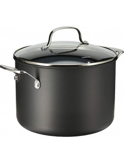 Cuisinart Chef's Classic Nonstick Hard-Anodized 8-Quart Stockpot with Lid,Black - BV390N6K7