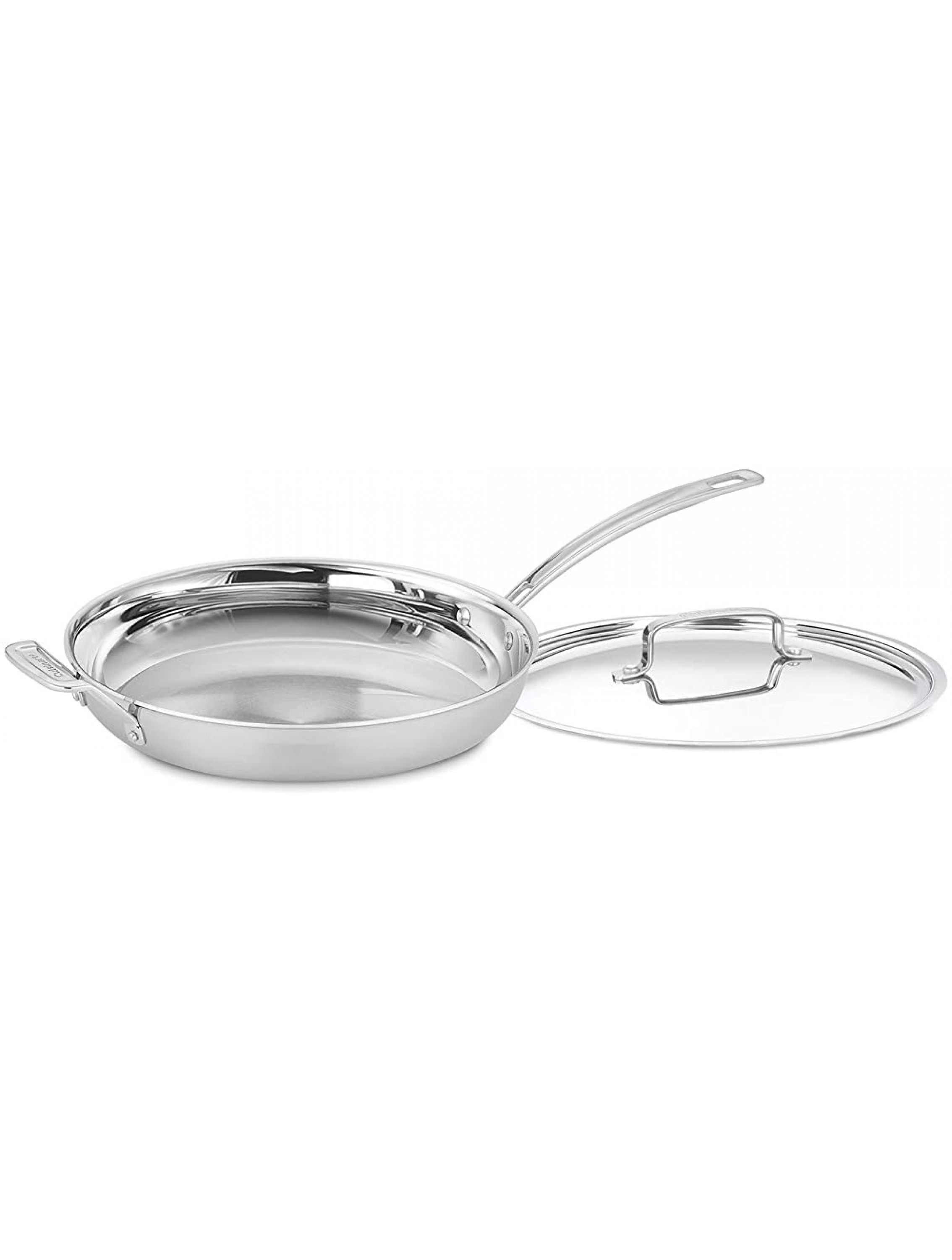 Cuisinart MCP22-30HCN MultiClad Pro Skillet with Helper and Cover 12-Inch - BPBJNL1ZM
