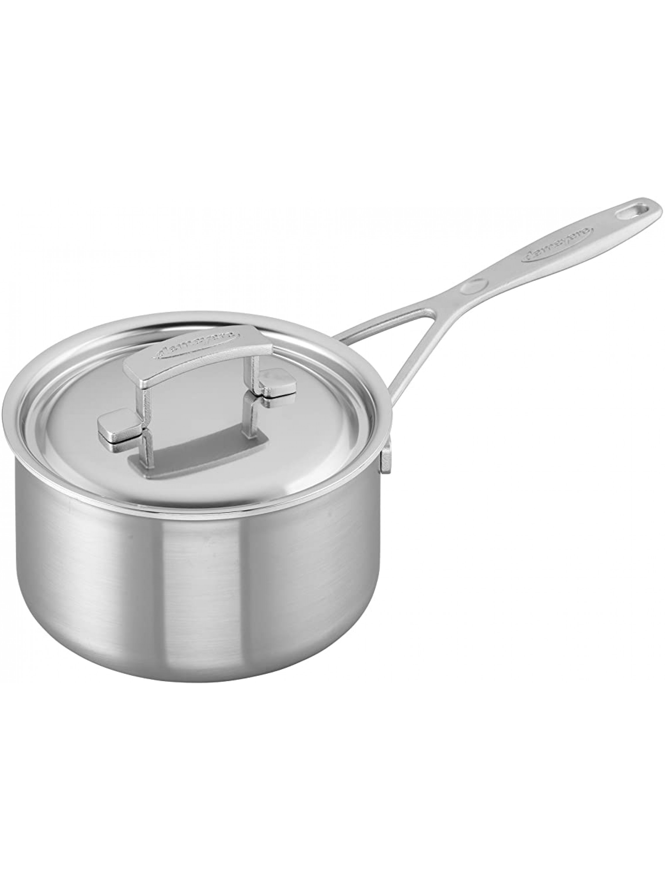Demeyere Industry 5-Ply 2-qt Stainless Steel Saucepan - B08H9HS2H