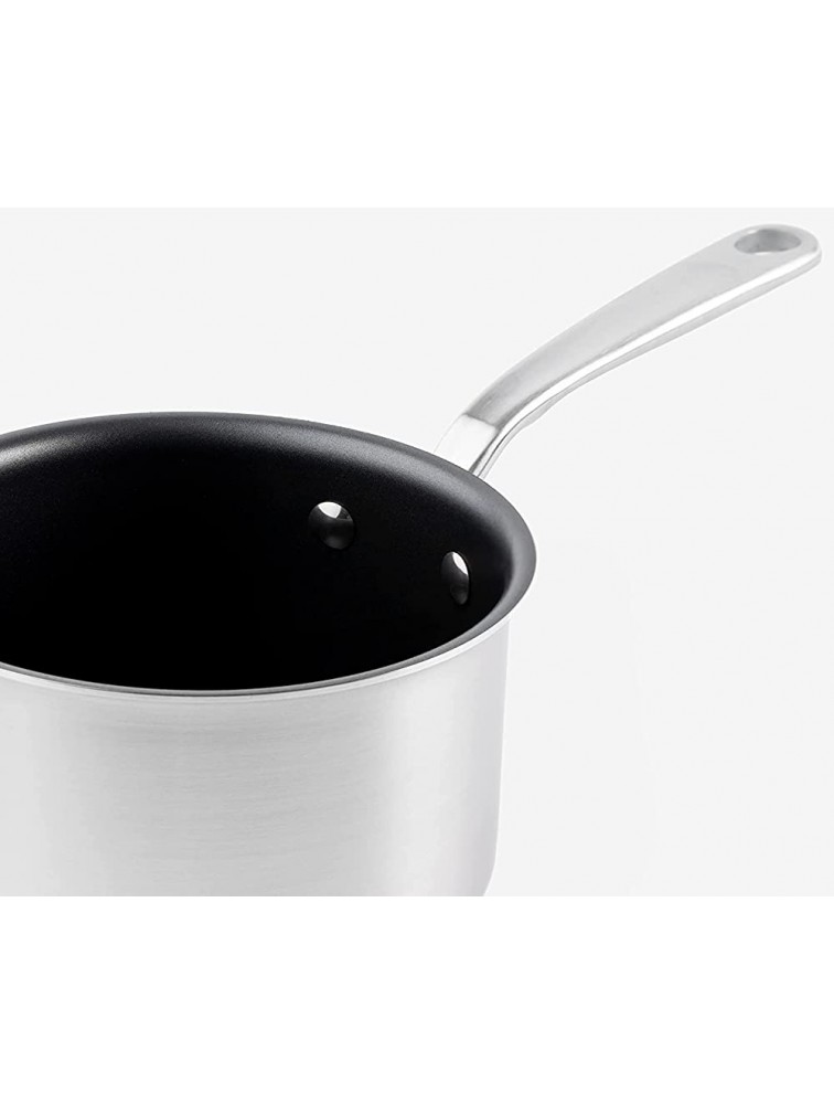 Made In Cookware 2 Quart Non Stick Sauce Pan Stainless Clad 5 Ply Construction Made In Italy Professional Cookware Made Without PFOA - BN4NQ3WOL