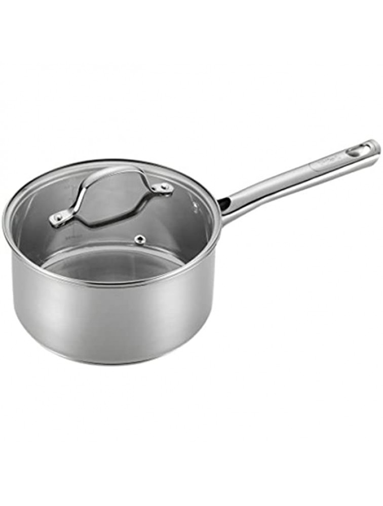 T-fal E75824 Performa Stainless Steel Dishwasher Safe Oven Safe Sauce Pan Cookware 3-Quart Silver - B635RK0R8