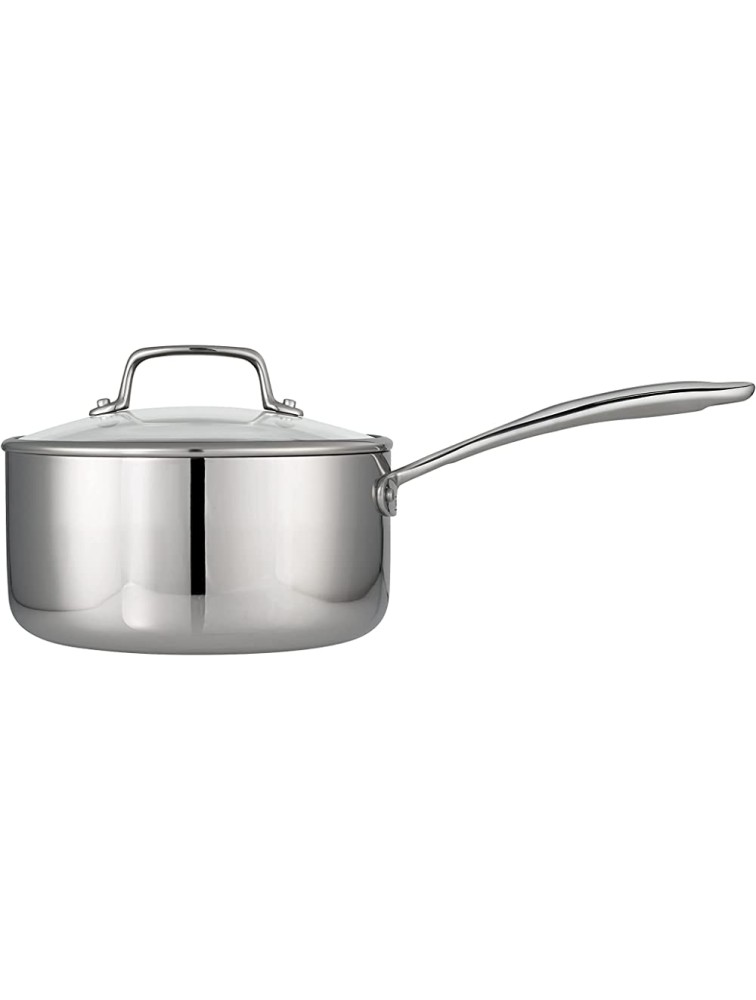 Tramontina Covered Sauce Pan Tri-Ply Clad 3 Qt 80116 035DS - BIPGSPPUR