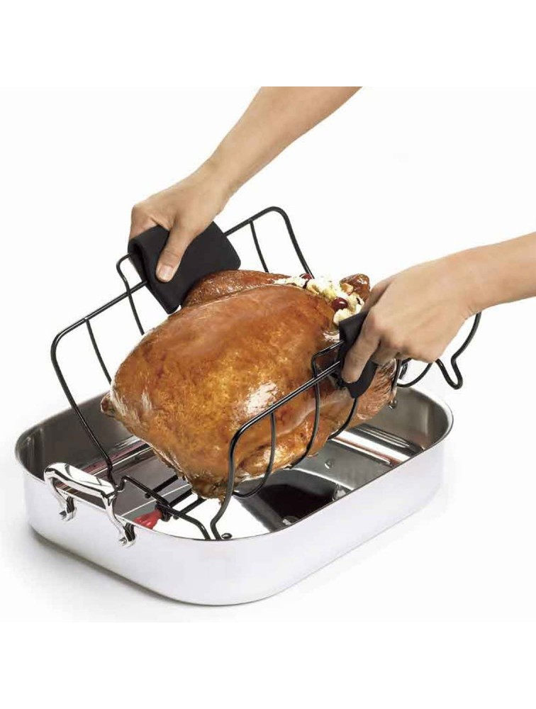 Cuisipro 746780 Roasting Rack 16 IN Stainless Steel - BH23S2XU5