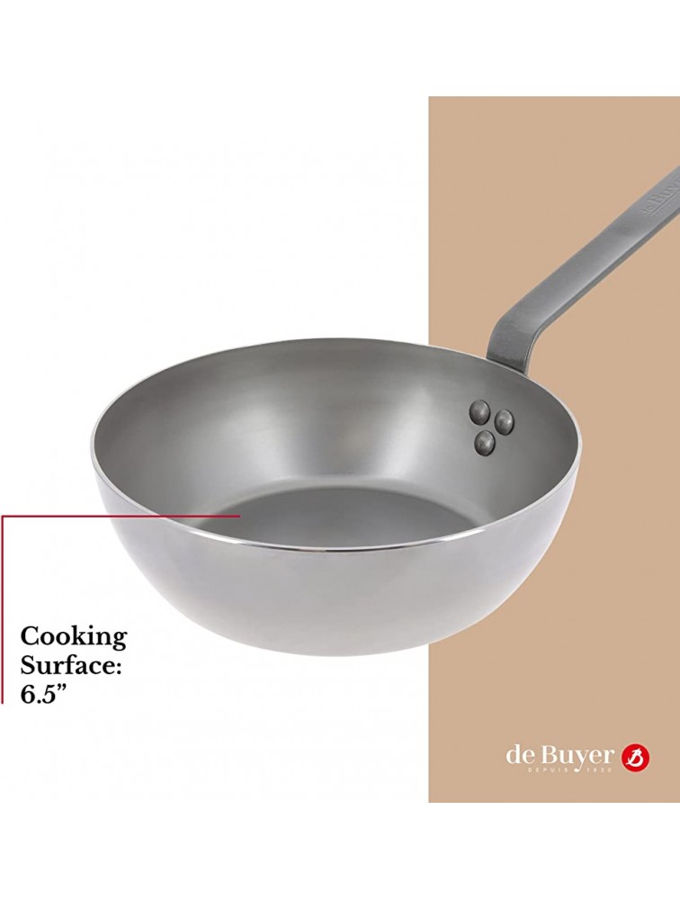 de Buyer Mineral B Country Pan Nonstick Frying Pan Carbon and Stainless Steel Induction-ready 9.5 - BUUYRPMD5