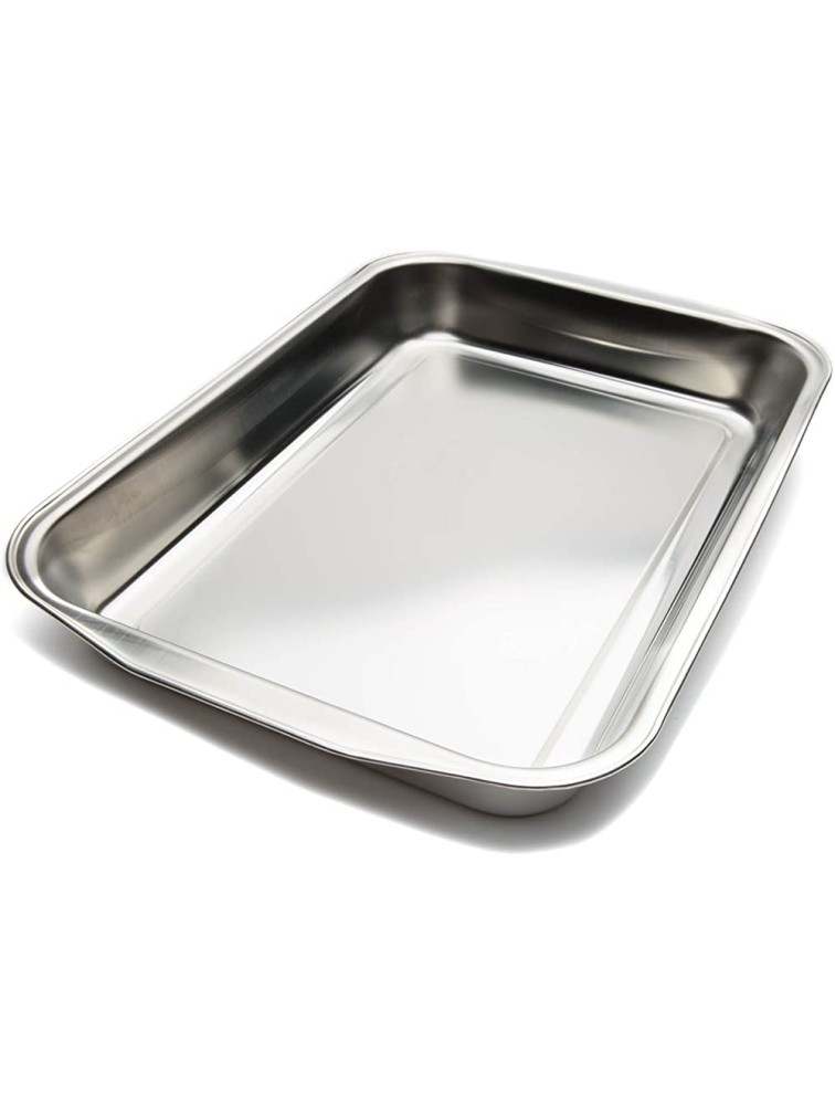Fox Run Roasting Stainless Steel Baking Pans 14.5 inches - BHHKMZ8Y0
