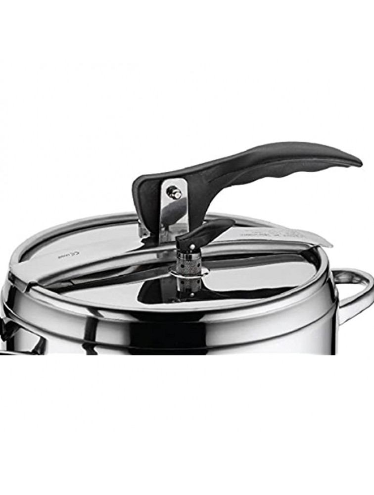 HASCEVHER Esila Black Stainless Steel Stockpot Induction Base Pressure Cooker 9.5L - B1RISUU2O
