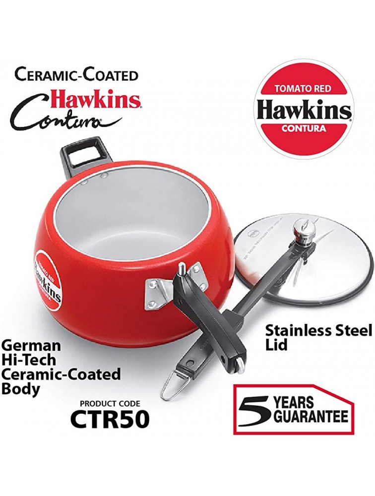 Hawkins CTR50 Pressure Cooker 5 L Red - BD4D2729O