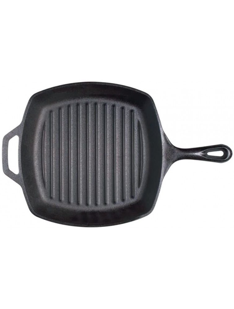 Lodge Cast Iron Grill Pan Square 10.5 Inch - BW1KSZQGV