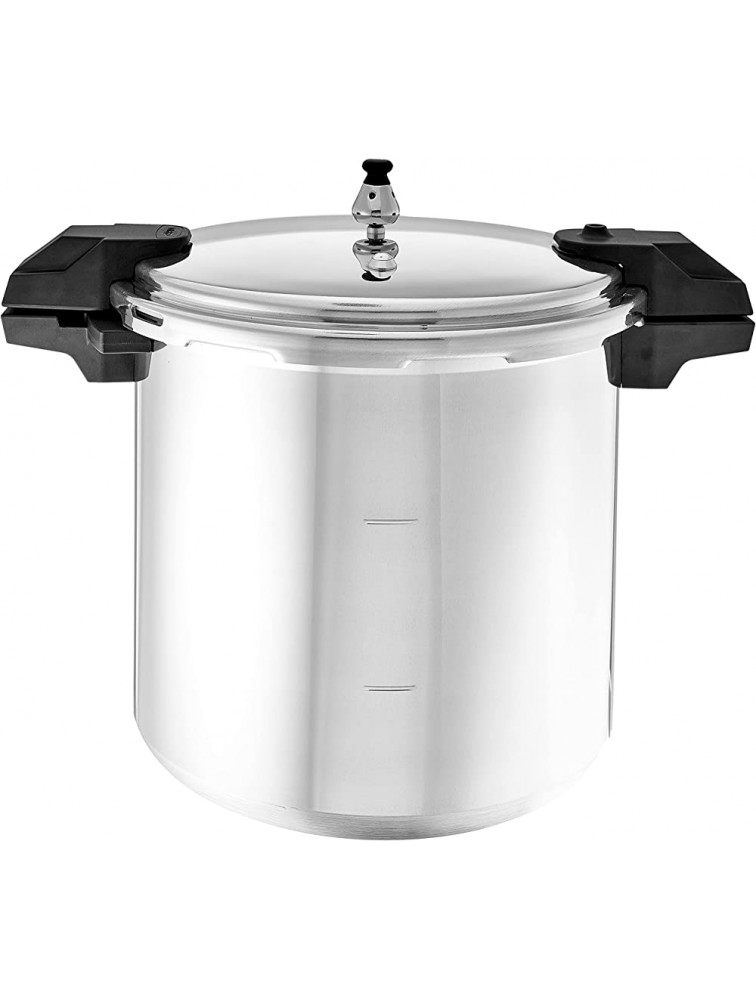 Mirro 7114000221 Mirro 92122A Polished Aluminum 5 10 15-PSI Pressure Cooker Canner Cookware 22-Quart Silver - BRP5XKCIM