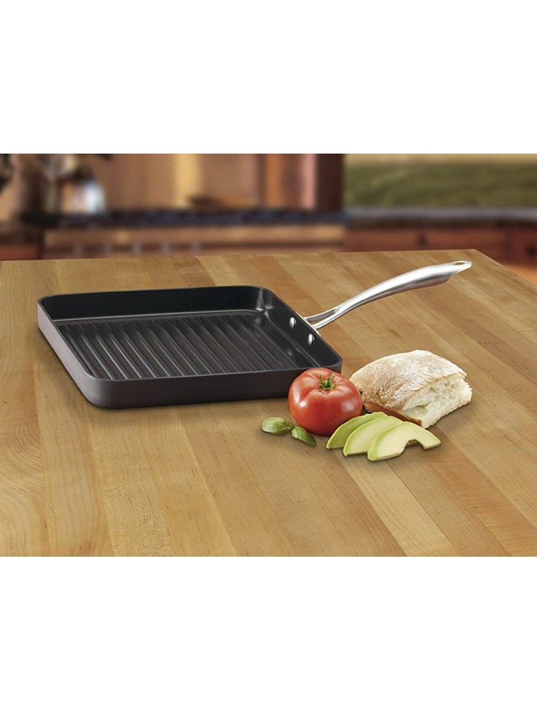 Cuisinart GG30-20 GreenGourmet Hard-Anodized Nonstick 11-Inch Square Grill Pan - BDCAEKTDG