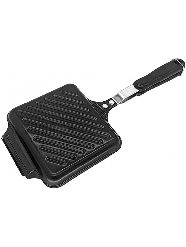 Double-Sided Frying Pan Grilled Cheese Maker Sandwich Maker Flip Grill Pan For Toast Panini Waffle Breakfast Cookware Non-Stick Kitchen Cooking Tool - B4NUQ7VP2