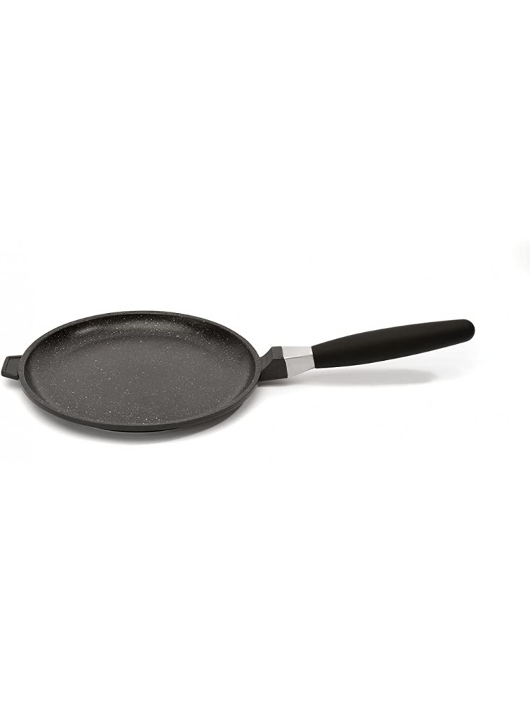 EuroCAST by BergHOFF 10" Pancake Griddle Pan | Ceramic and Titanium Cooking Surface | Durable Lightweight Cast Construction | Detachable Handle for Oven Use | Designed in Europe. Made for America - B7M0UEHF3