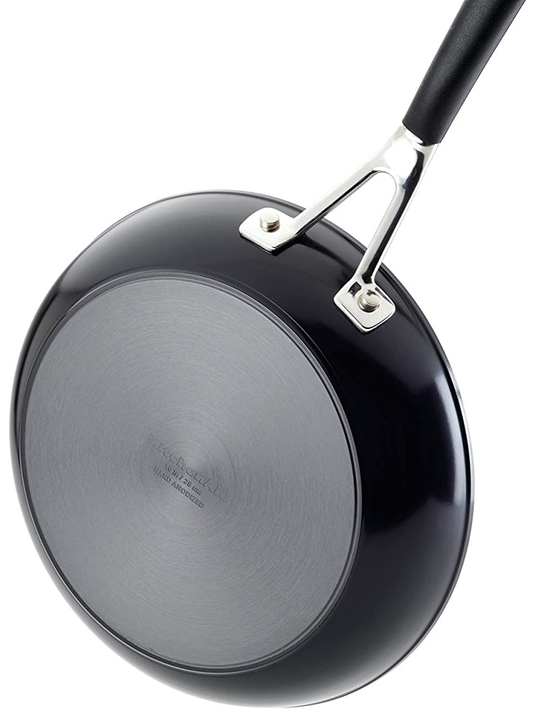 KitchenAid Hard Anodized Nonstick Cookware Pots and Pans Set 10 Piece Onyx Black - B20D48HTZ