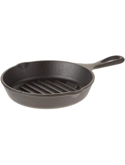 Lodge Cast Iron Grill Pan 6.5 Inch Black - BJE59G0TR