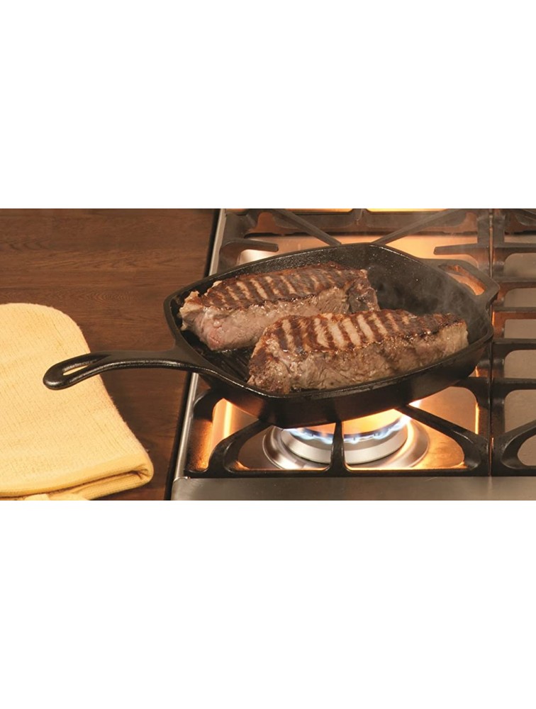 Lodge Grill Pan Square Cast Iron 10.5 in 1 EA - BBBT69FZ7