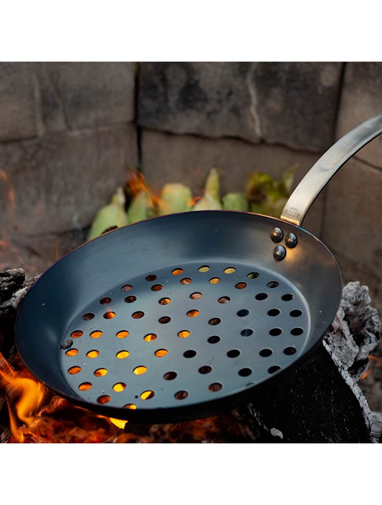 Made In Cookware 11 Blue Carbon Steel Grill Frying Pan Made in France Professional Cookware - BO6V5HVV0