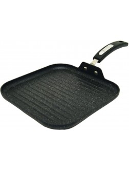The Rock by Starfrit 10" Grill Pan with Bakelite Handle Black - B3539AOSL