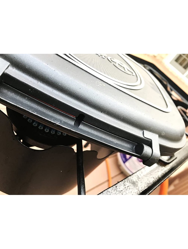 Uniware® Super Quality Non-Stick Coating Double Grill Pan Rectangular Magnetic Bakelite Handle 12.6 x 9.6 x 2.6 Inch - BFFZ6K0LJ