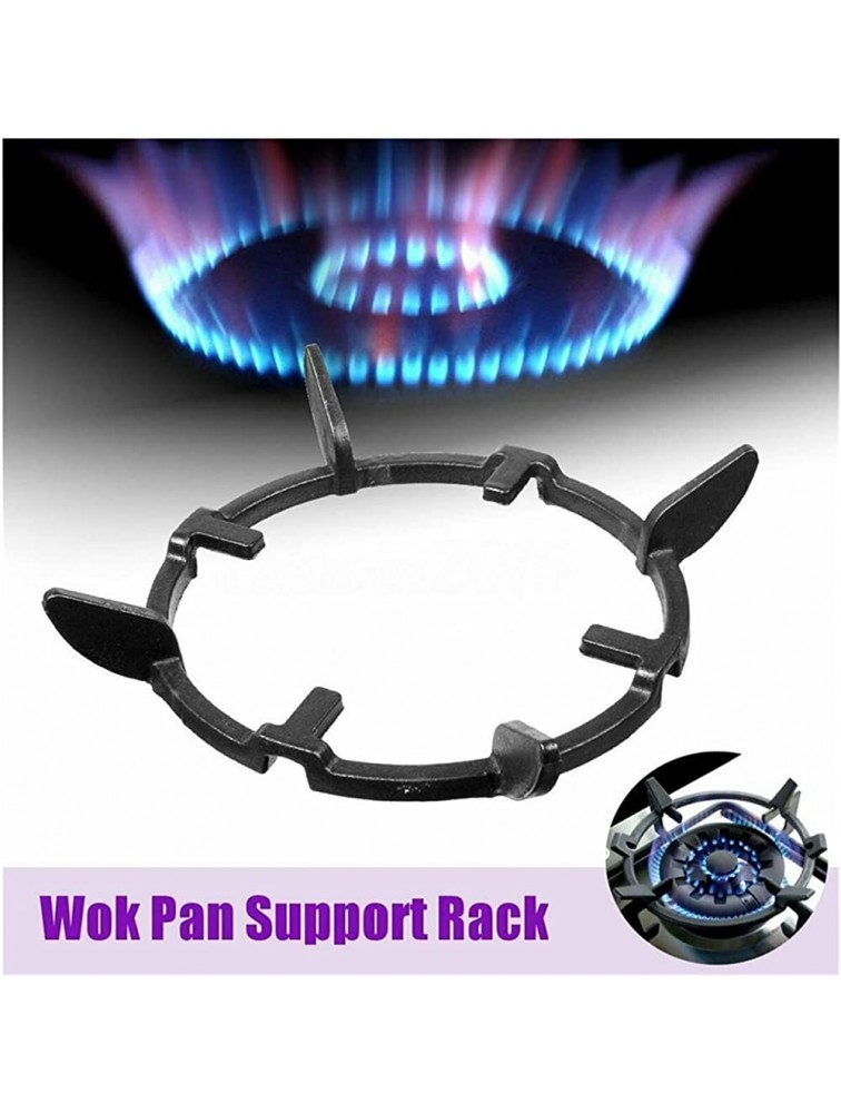LLXX Gas Stove Rack Accessories Iron Wok Stand Non-Slip Stable Wok Ring Universal Wok Support Rack Hob Cooker Rack Kitchen Cooking Supply for Burners Gas Stove Kitchen Stove Accessories Color : 1 - BDQV4LZVT