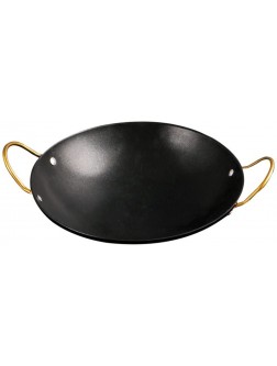 Luxshiny Cooking Pot Paella Cooking Pan Seafood Pan Small Hot Pot Cooking Pan with Double Ear- 8In - B25297HB8