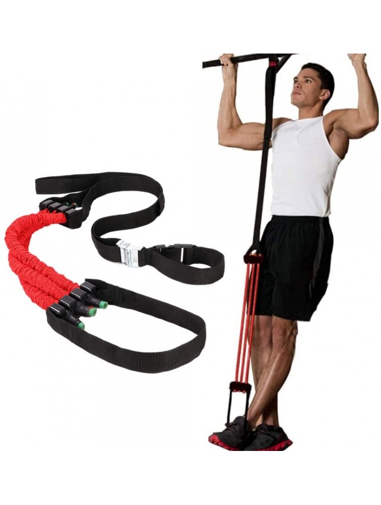 LysiMuus Fitness Booster Belt Pull-Up Assist Belt System Used for Pull-Up Exercises Heavy Pull-Up Resistance Band Red - B0V64D80N