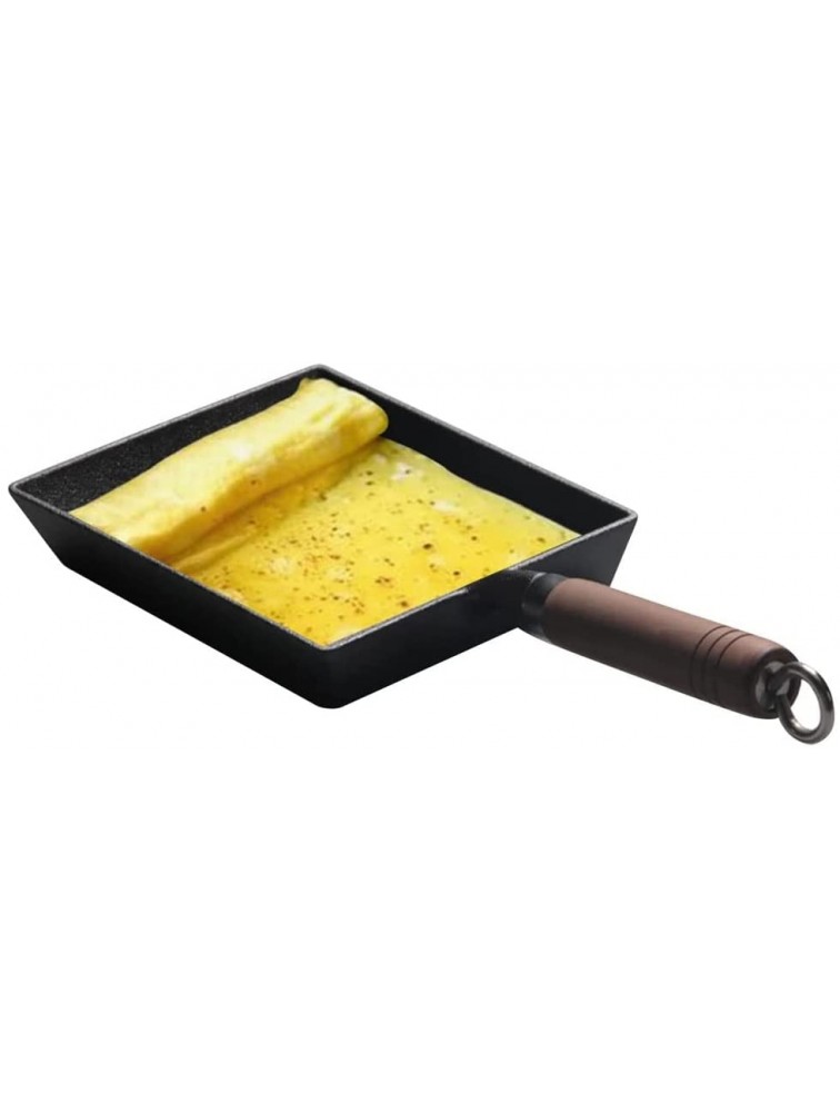QWZYP Tools Heat Resistant Frying Pan Cast Iron Omelette Kitchen Tamagoyaki Japanese Style Mini Thickened No Coating Color : A Size : 36.5 * 15.5 * 3cm - BU5G01Y6K