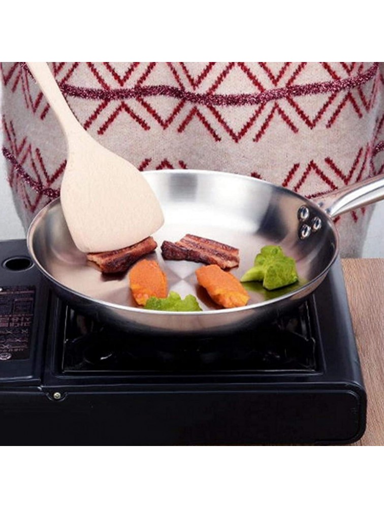 Saute Pan Fry Pan Durable Extra Thick Simple with Helper Handle for Oven gas Stove for Induction Cooker - BY4ZQHU9O