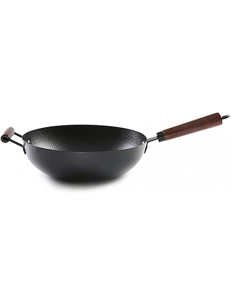 WUYIN Frying Pan 34cm Cast Iron Cauldron Wok Non-stick Skillet Wok Pan Bread Pizza Egg Pan Gas Stove Pancake Pan Fit For Home Cooking Pan Pan Color : Shovel - B16C0P3E1
