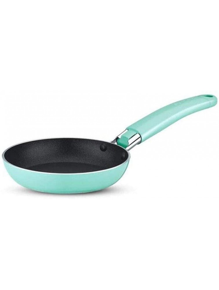XJWWW-URG 4.7 Inch Frying Pan with Lid Ultra Nonstick Small Frying Pan with Ceramic Titanium Coating Copper Frying Pan With Lid Induction Compatible12cm XJWWW-URG - BXB0CGPAI