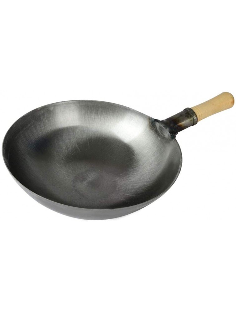 YCZDG Iron Wok Traditional Handmade Iron Wok Non-stick Pan Non-coating Gas Cooker Cookware 30 32 34cm Size : 34cm - BEGTPA87I