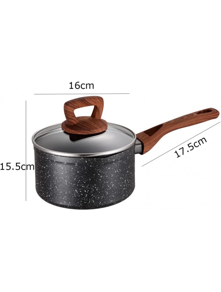zhaohupinpai Single-handle Thickened Multi-bottom Multi-function Cooking Pot丨non-stick Coating Cooking All-in-one Pot丨visual Tempered Glass Lid丨all Kinds Of Stove-specific Pans And Pots丨aluminum Alloy - BEMH58EC8