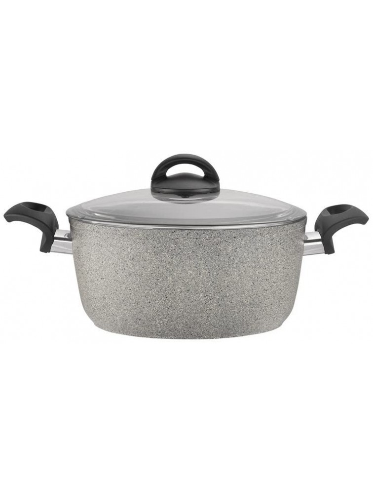 Ballarini Parma Forged Aluminum 4.8-qt Nonstick Dutch Oven with Lid Made in Italy - BMC5GCPEM
